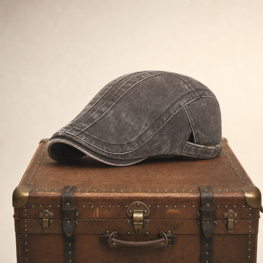 Denim Strip Cap — BANTRY