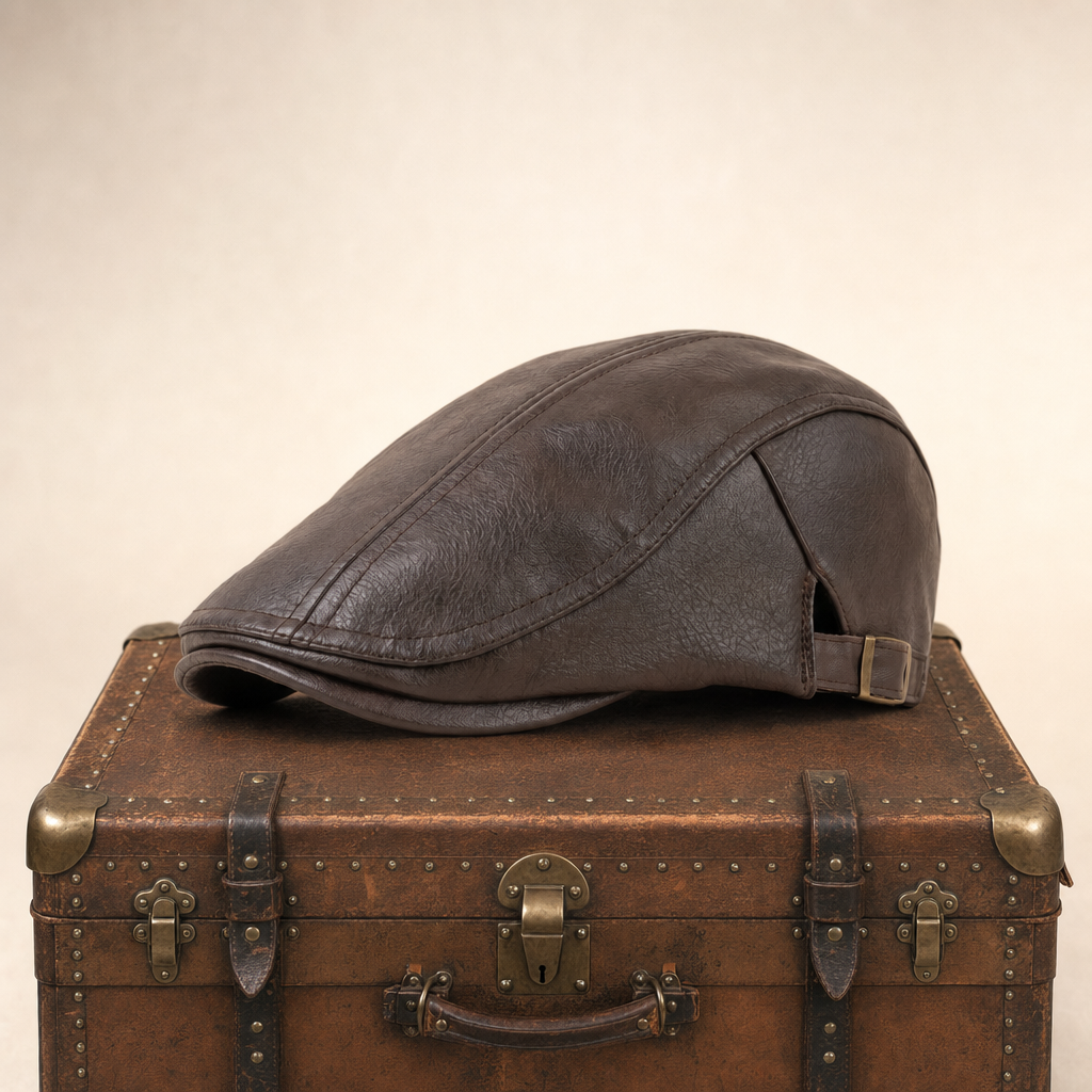 Heritage Leather Cap — COLLOONEY