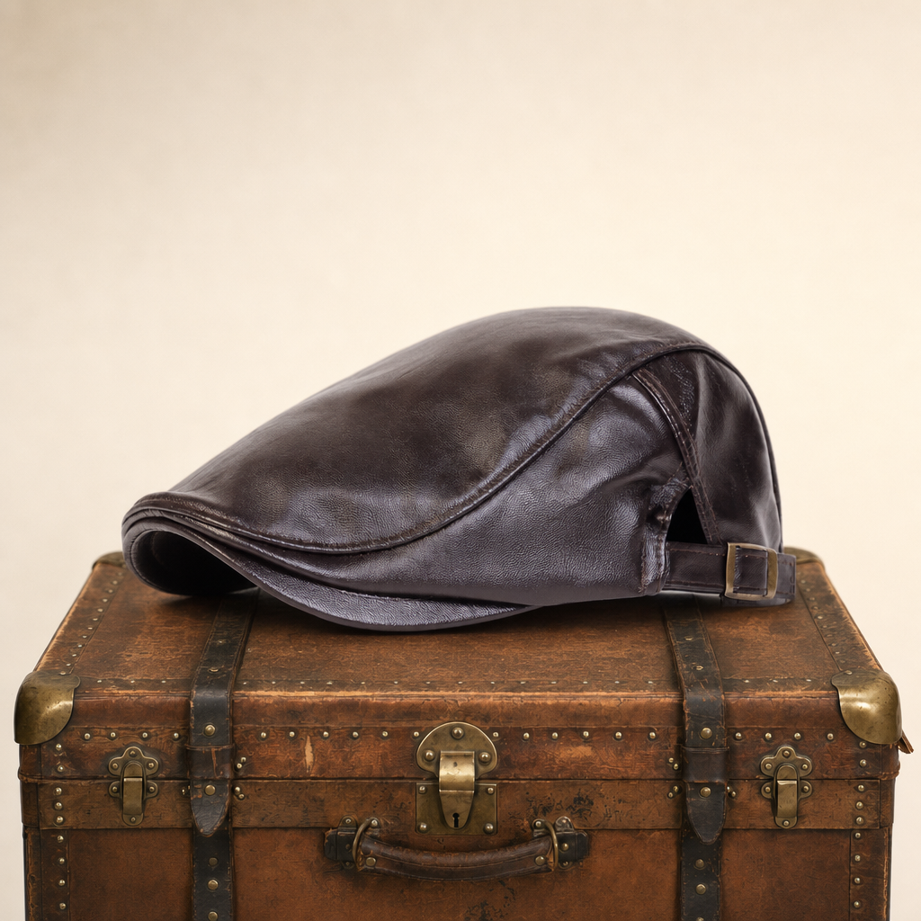 Leather Driver Cap — BELMULLET