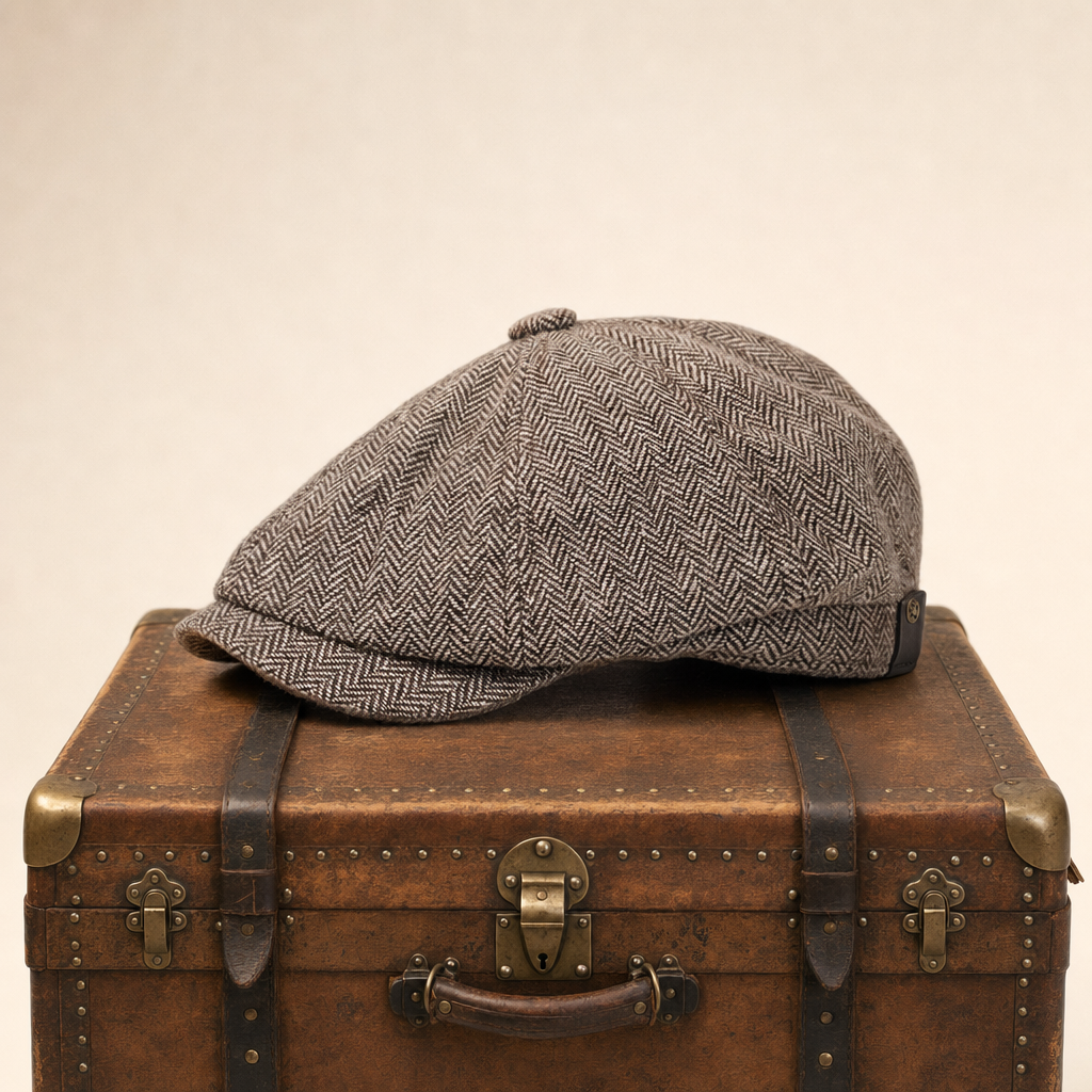 Herringbone Wool Cap — CASTLETOWNBERE