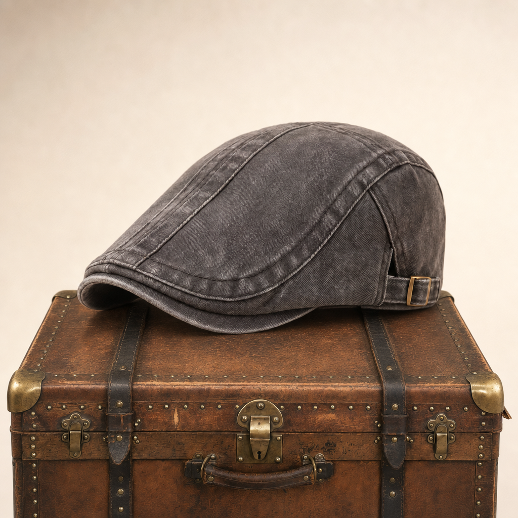 Denim Strip Cap — MANORHAMILTON