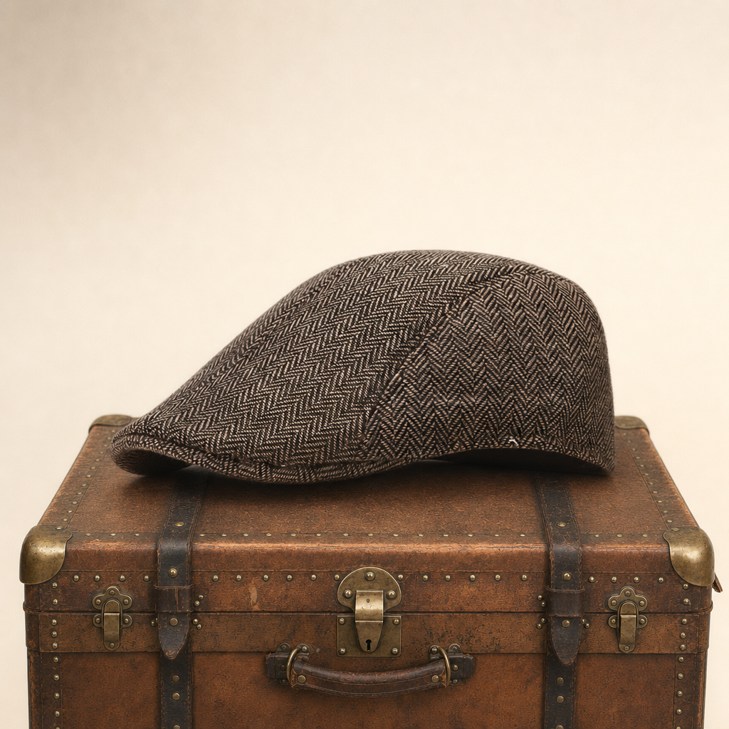 Herringbone Bush Cap — BUNCRANA
